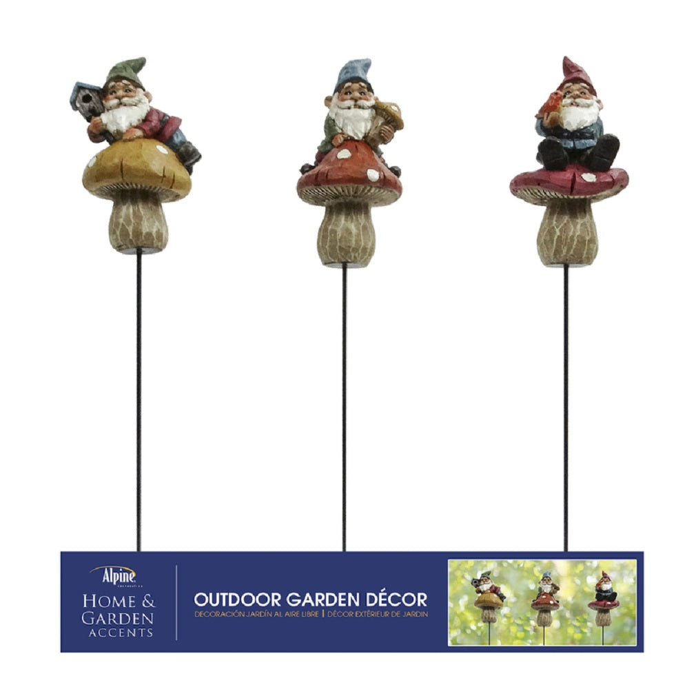 Estacas de gnomos solares de Alpine Corporation