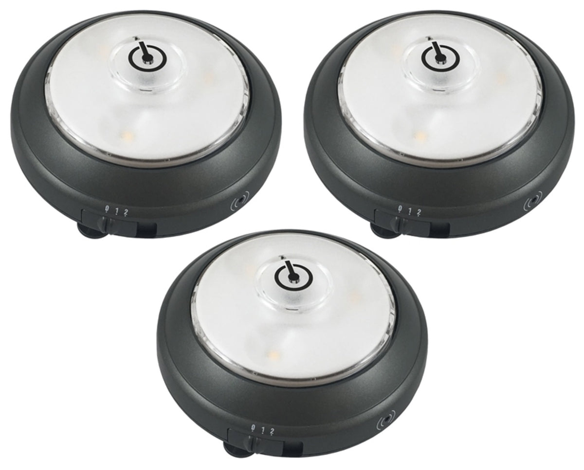 AmerTac LPL623XLL LED Swiveling Puck Light With Light Sensor, 55 Watts