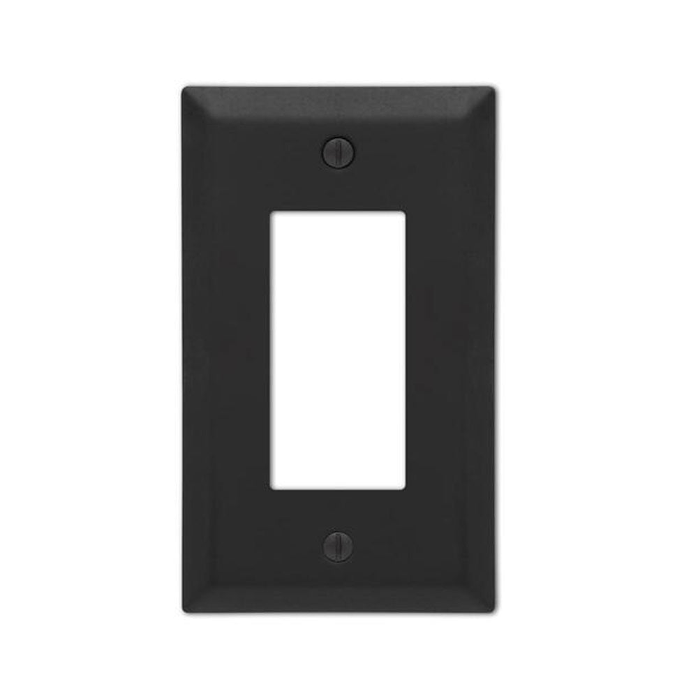 Amerelle 163RMB Century 1 Gang Rocker Wall Plate, Black