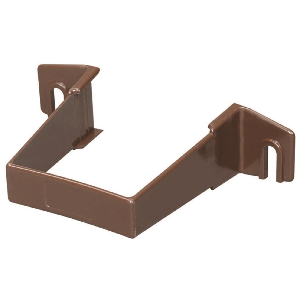 Amerimax T1534 Downspout Bracket, Vinyl, Brown