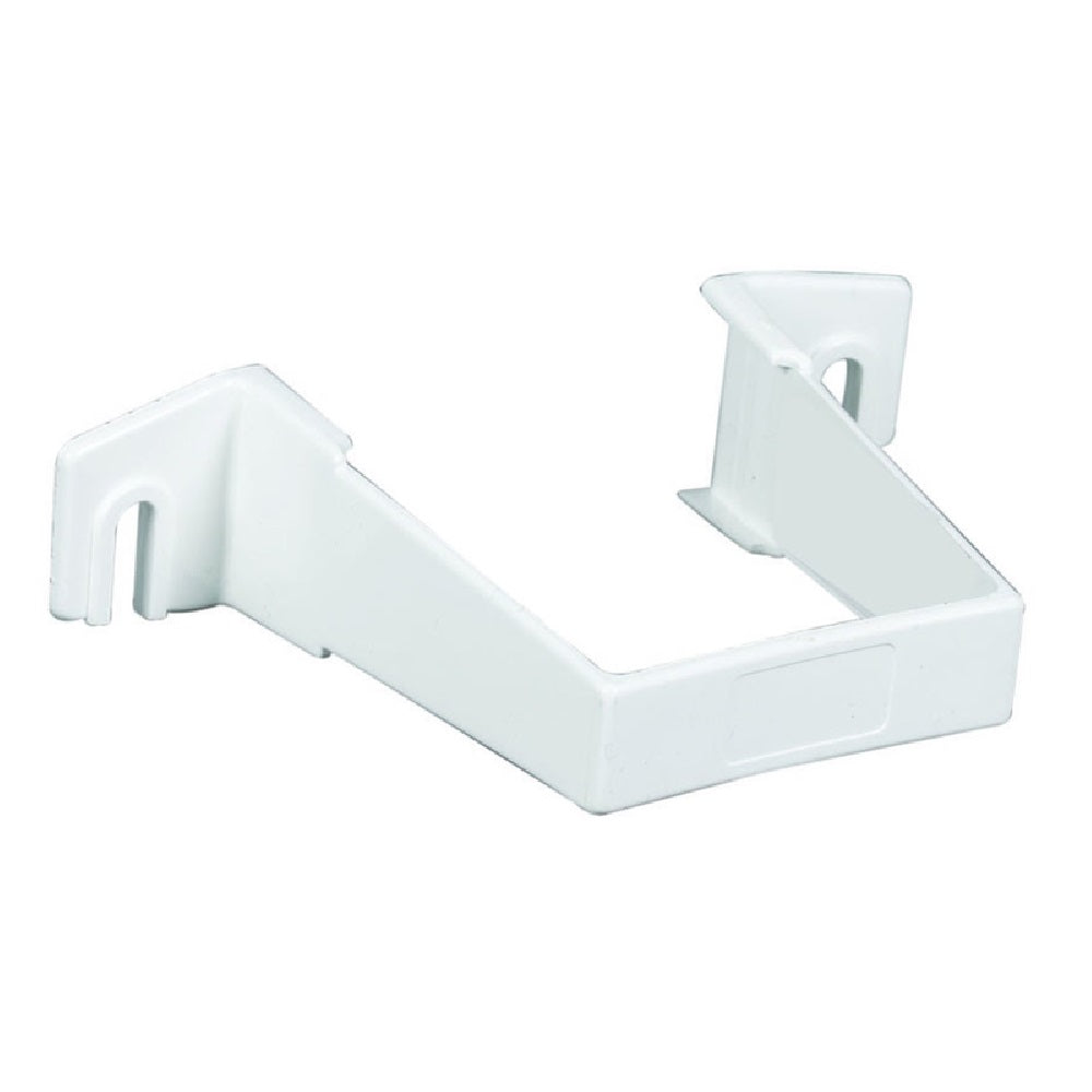 Amerimax T0534 Downspout Bracket, Vinyl, White