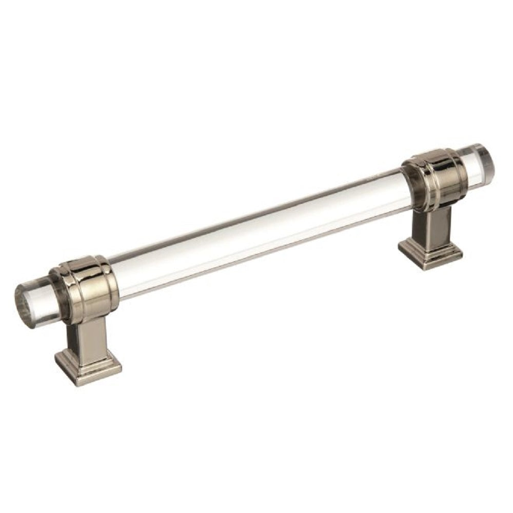 Amerock BP36655CPN Glacio Cabinet Pull, 5-1/16", Bright Nickel