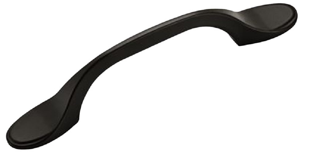 Amerock BP21935FB Cabinet Pull Handle, Zinc, Matte Black