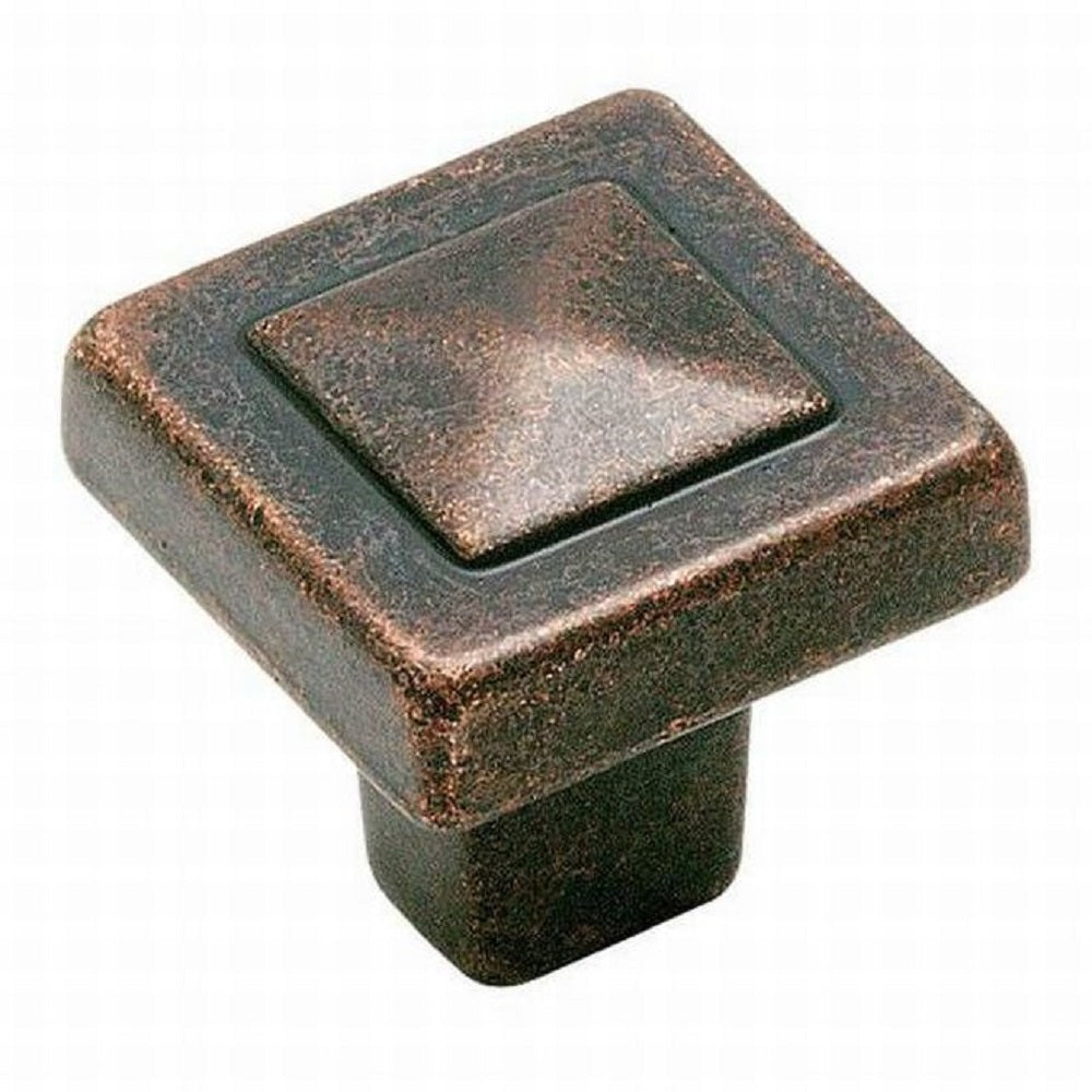 Amerock BP4429RBZ Forgings Cabinet Knob, 1-1/8", Rustic Bronze