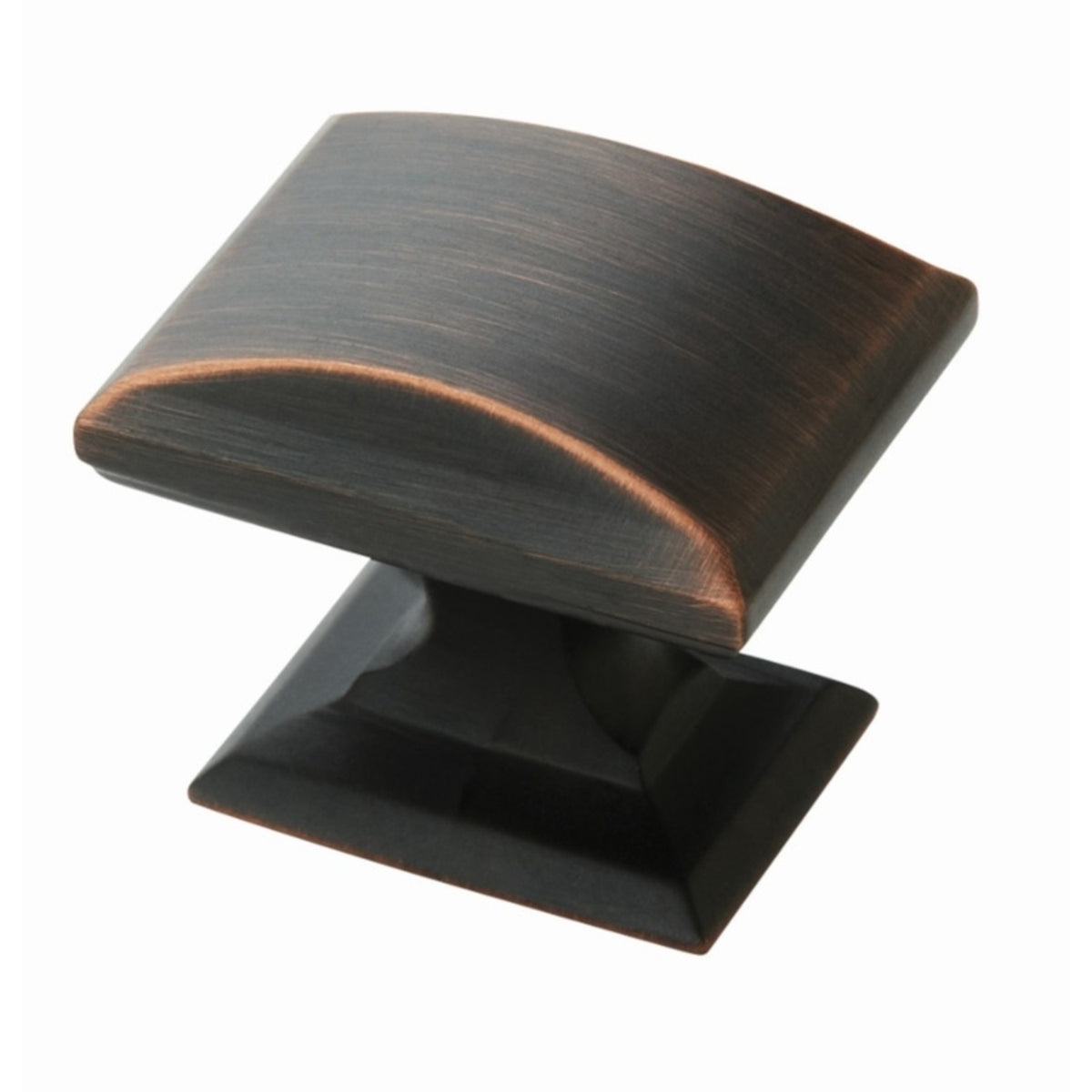 Amerock 2PK29340ORB Candler Rectangle Cabinet Knob, Oil Rubbed Bronze