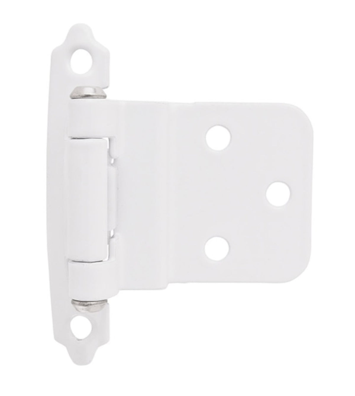 Amerock 2PKR3428W Face Mount Wrap Door Hinge, White