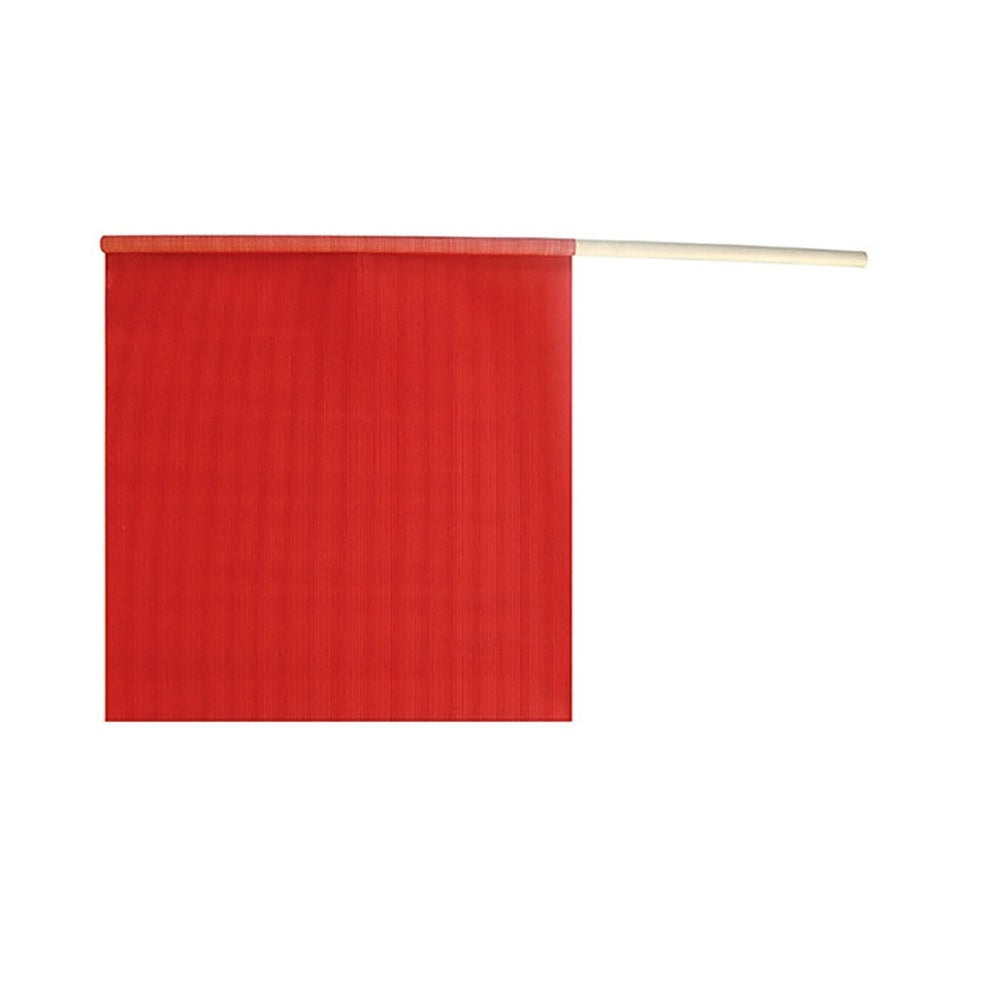 Ancra 49893-10 Safety Flag with Wooden Dowel Rod, 18 Inch x 18 Inch