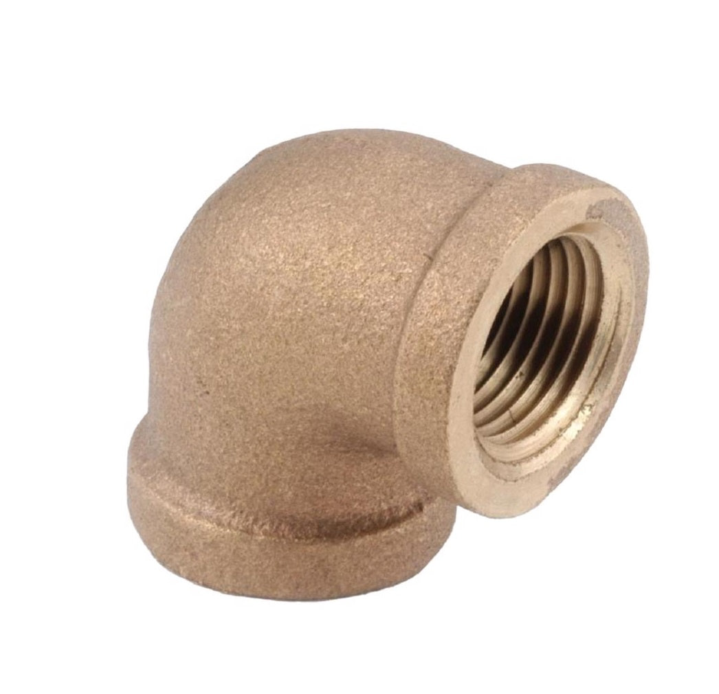 Anderson Metals 738100-02AH 90 Degree Elbow, Brass