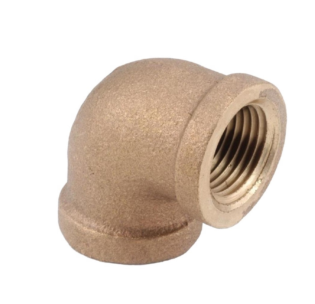 Anderson Metals 738100-08AH 90 Degree Elbow, Brass