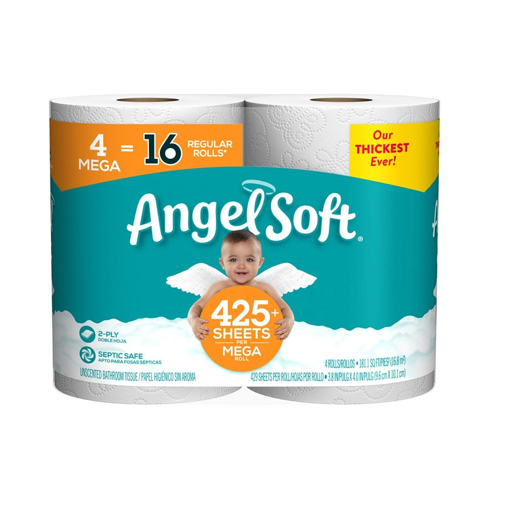 Angel Soft 79299 Toilet Paper, White