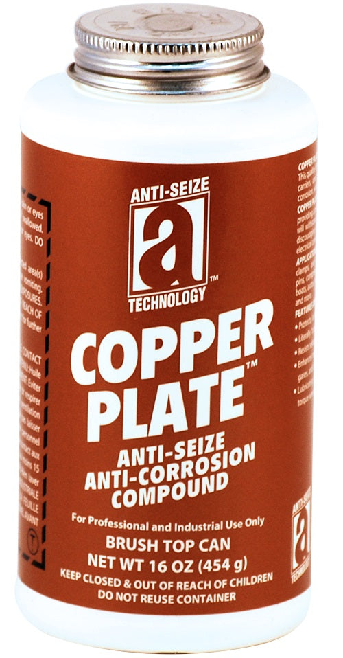 Anti-Seize Technology 21018 Copper Plate Anti Corrosion Compound, 1 Lbs