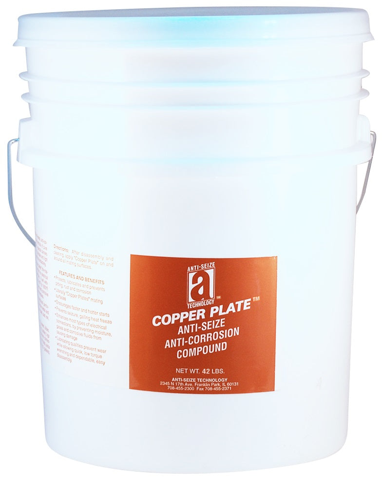 Anti-Seize Technology 21050 Copper Plate Anti corrosion Compound, 42 Lbs