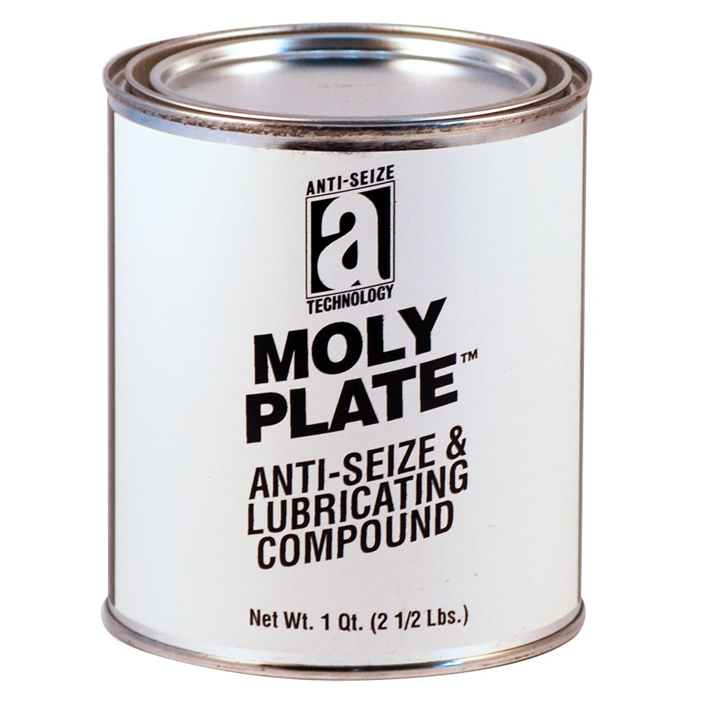 Anti-Seize Technology 37025 Lubricant Moly-Plate, 2 Lb, Black