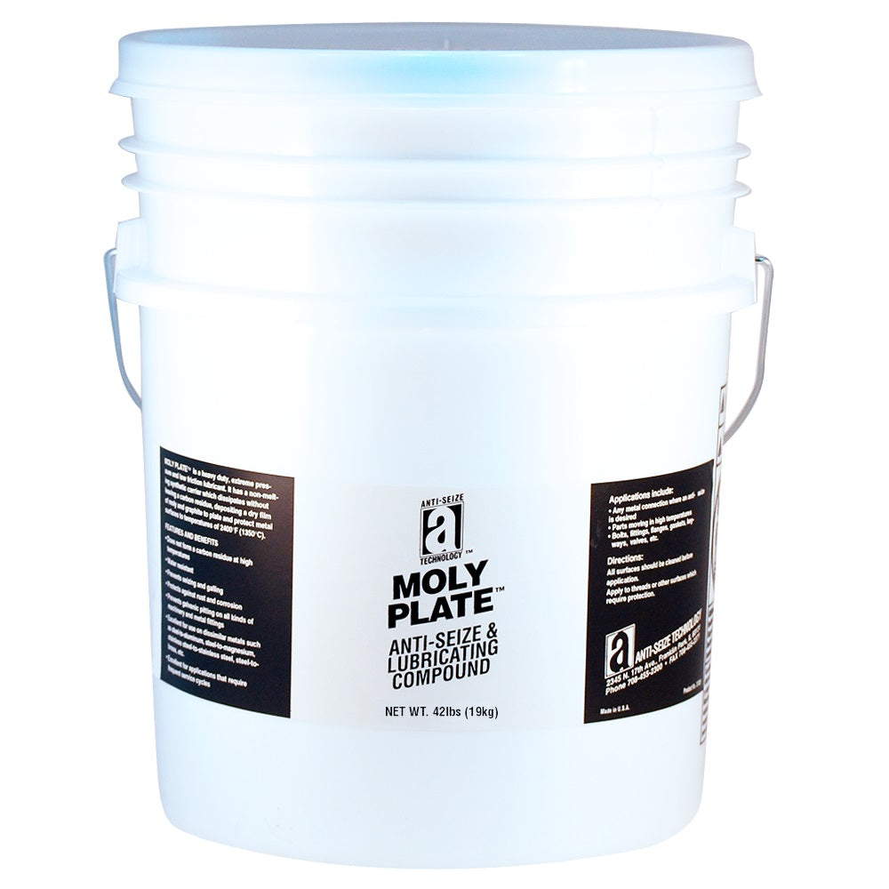 Anti-Seize Technology 37015 Lubricant Moly-Plate, 15 Oz, Black
