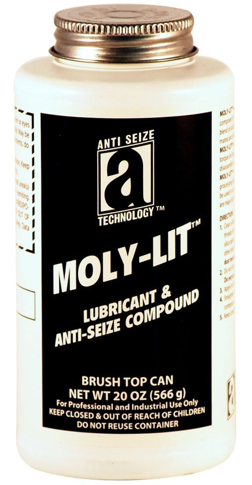 Anti-Seize Technology 12018 Moly-Lit Lubricant & Anti-Seize Compound, 20 Oz