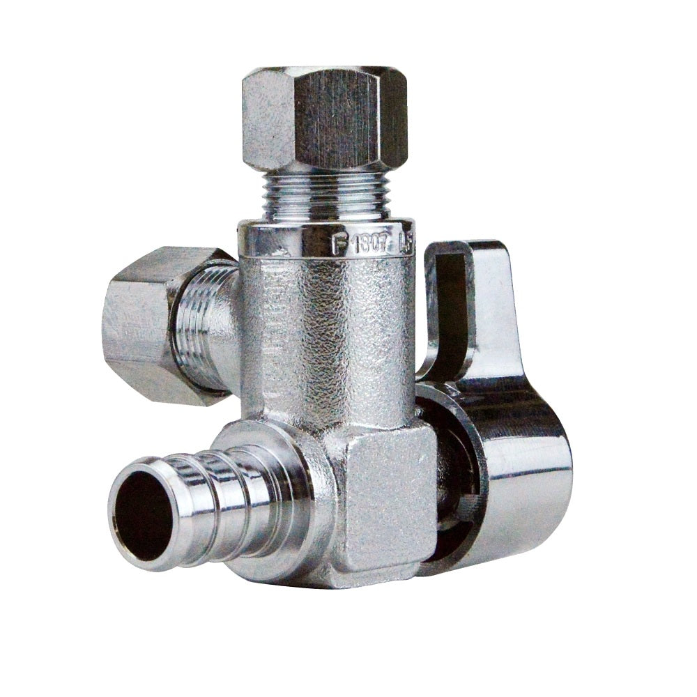 Apollo APXVA123838C Angle Stop Valve, Chrome Plated, Brass