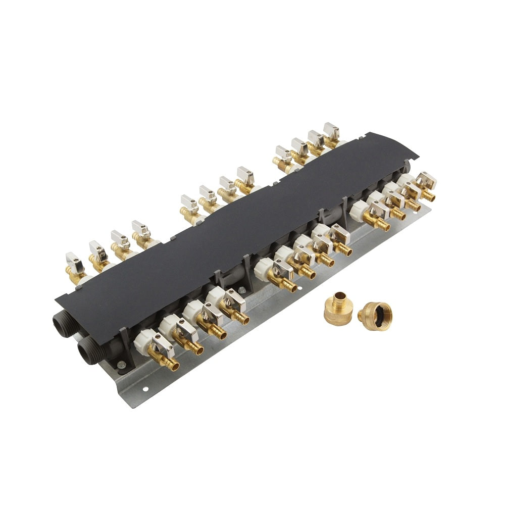 Apollo 6907924CP 24 Port Manifold, Brass