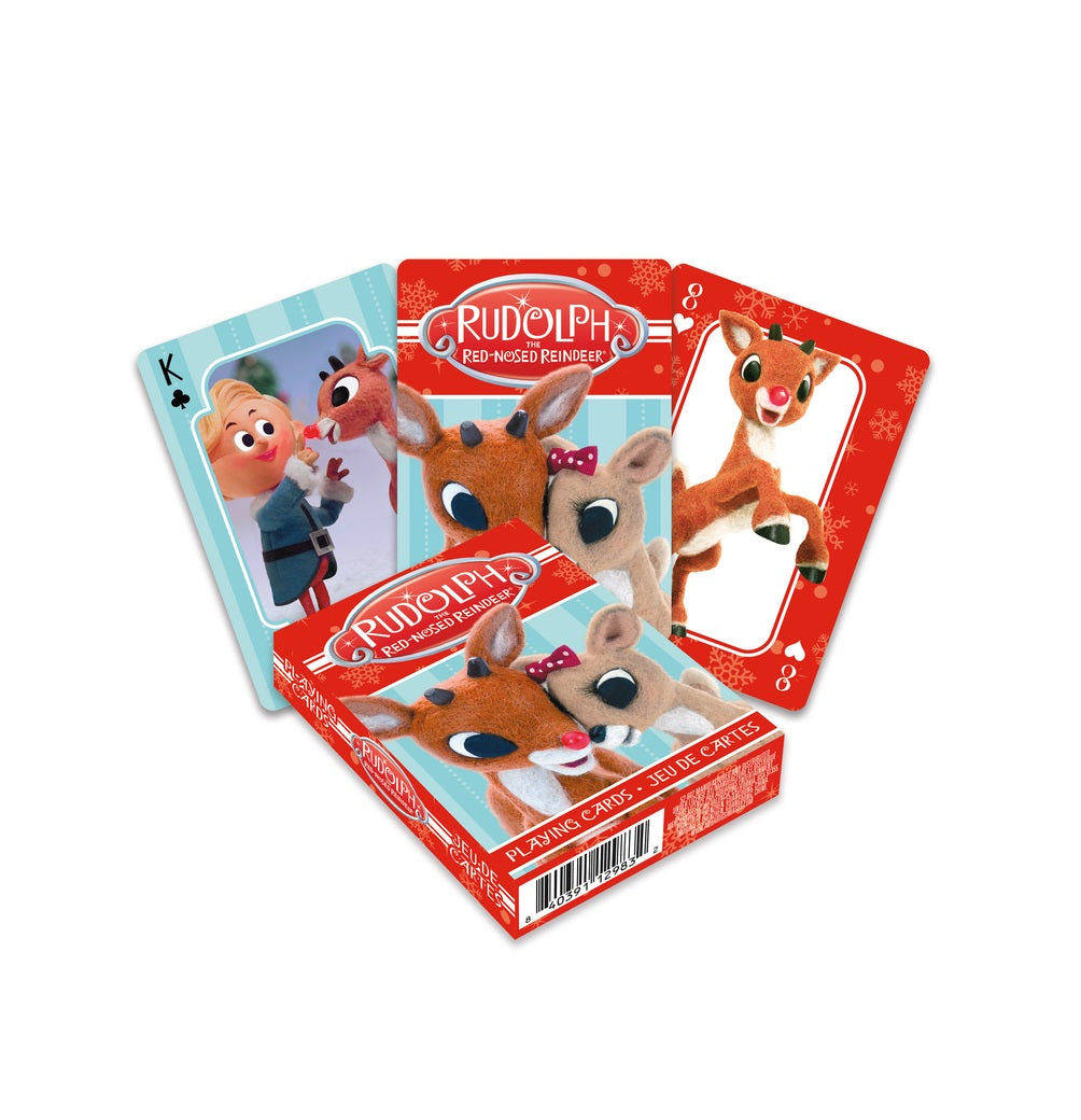 Aquarius 52602 Rudolph Playing Cards, 3+ Year