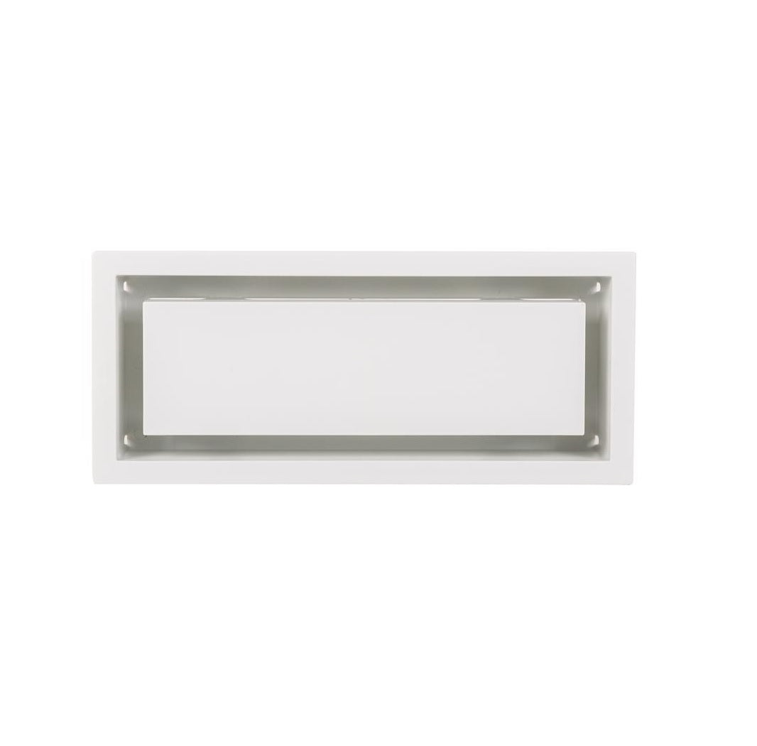 Aria Vent DWLITFR4X10WHT Wall/Ceiling Vent Cover, ABS Plastic