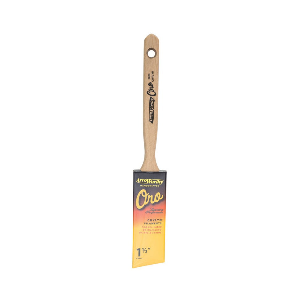 ArroWorthy 3820-1.5 Oro Angle Chylyn Paint Brush