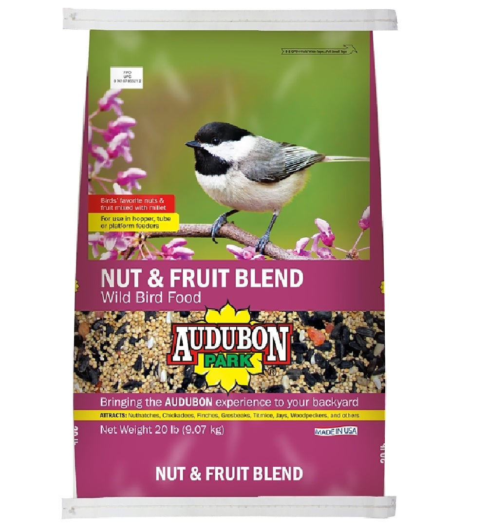 Audubon Park 12694 Nut & Fruit Blend Wild Bird Food, 20 Lb