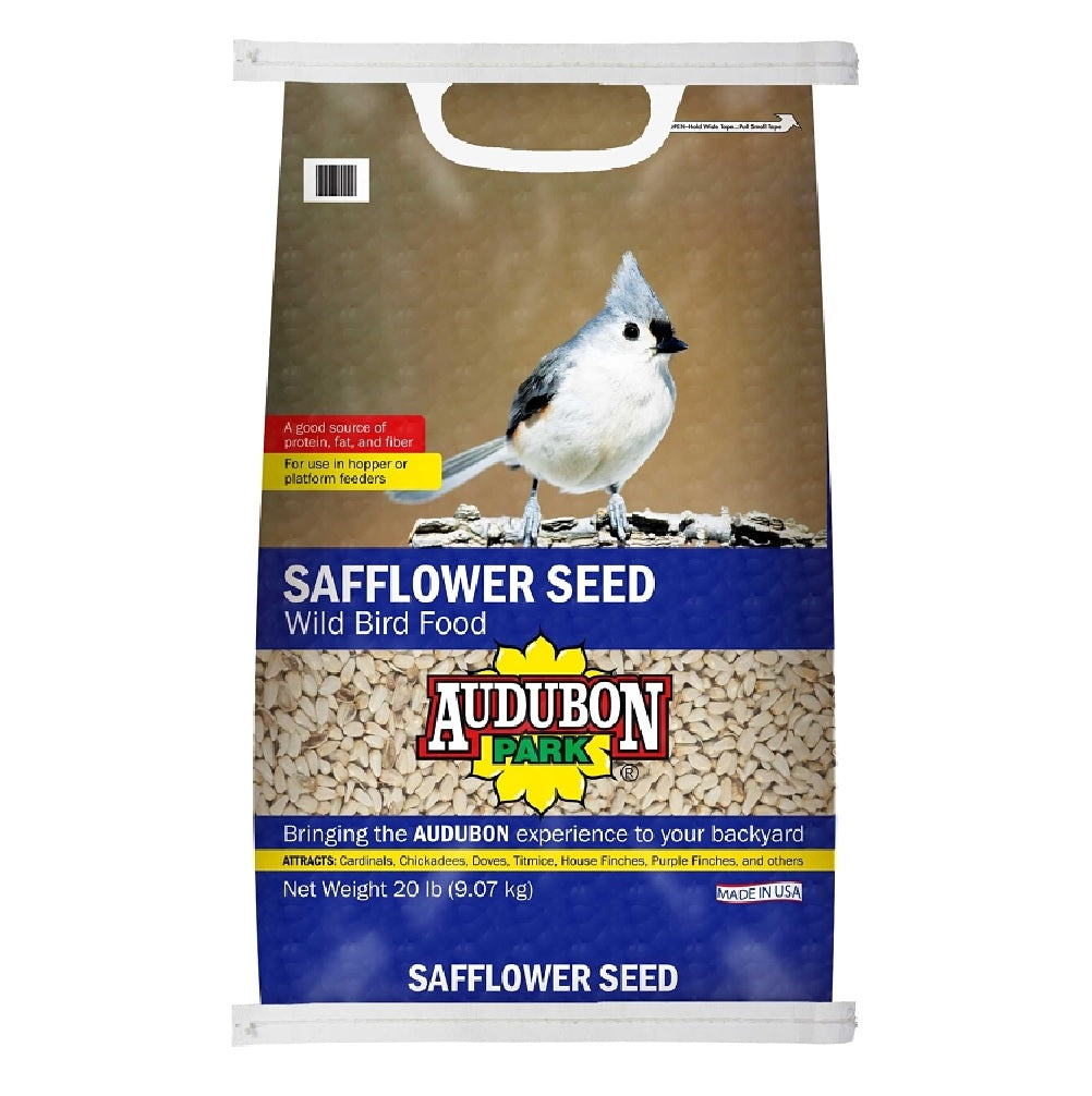 Audubon Park 12553 Safflower Seed Wild Bird Food, 20 Lb