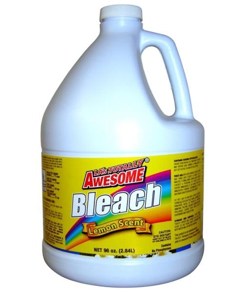 Awesome 32 Liquid Bleach Cleaner, Lemon, 96 Oz