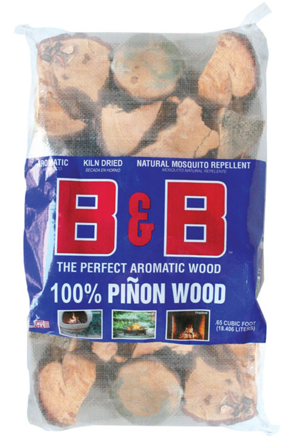 B & B Charcoal 00153 Pinon Firewood, .65 Cubic Feet