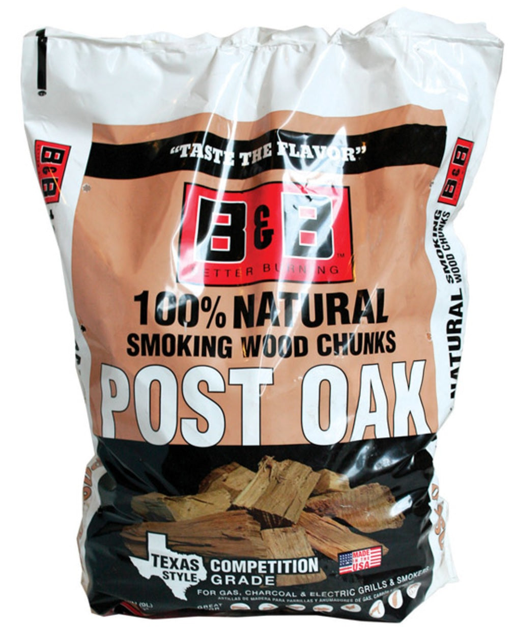 B & B Charcoal 00132 Oak Wood Smoking Chunks, 549 Cubic Inch