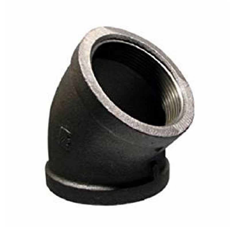 buy black iron elbow & 45 deg at cheap rate in bulk. wholesale & retail plumbing goods & supplies store. home décor ideas, maintenance, repair replacement parts