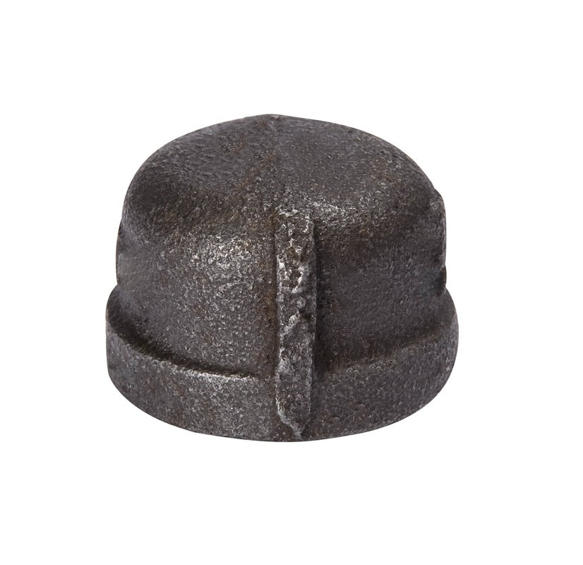 buy black iron pipe fittings cap at cheap rate in bulk. wholesale & retail plumbing goods & supplies store. home décor ideas, maintenance, repair replacement parts