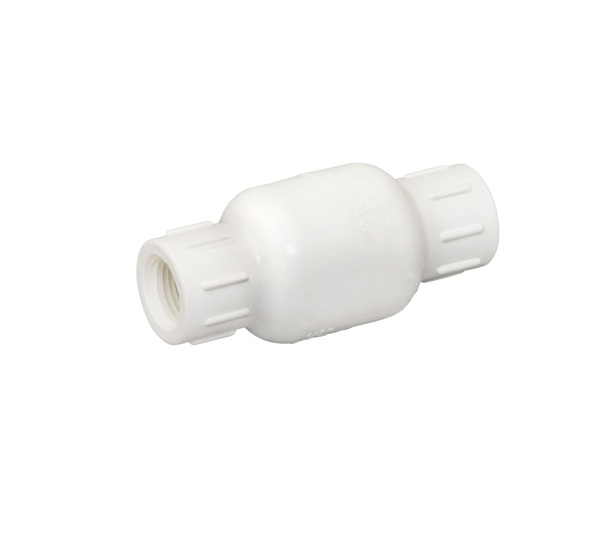 B & K 101-105 ProLine Series Check Valve, PVC Body, 1 inches