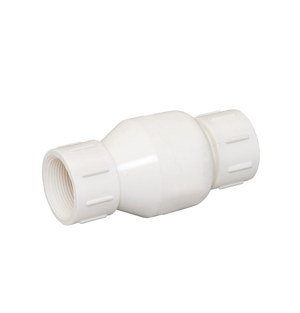 B & K 101-106 ProLine Series Check Valve, PVC Body, 1-1/4 inches