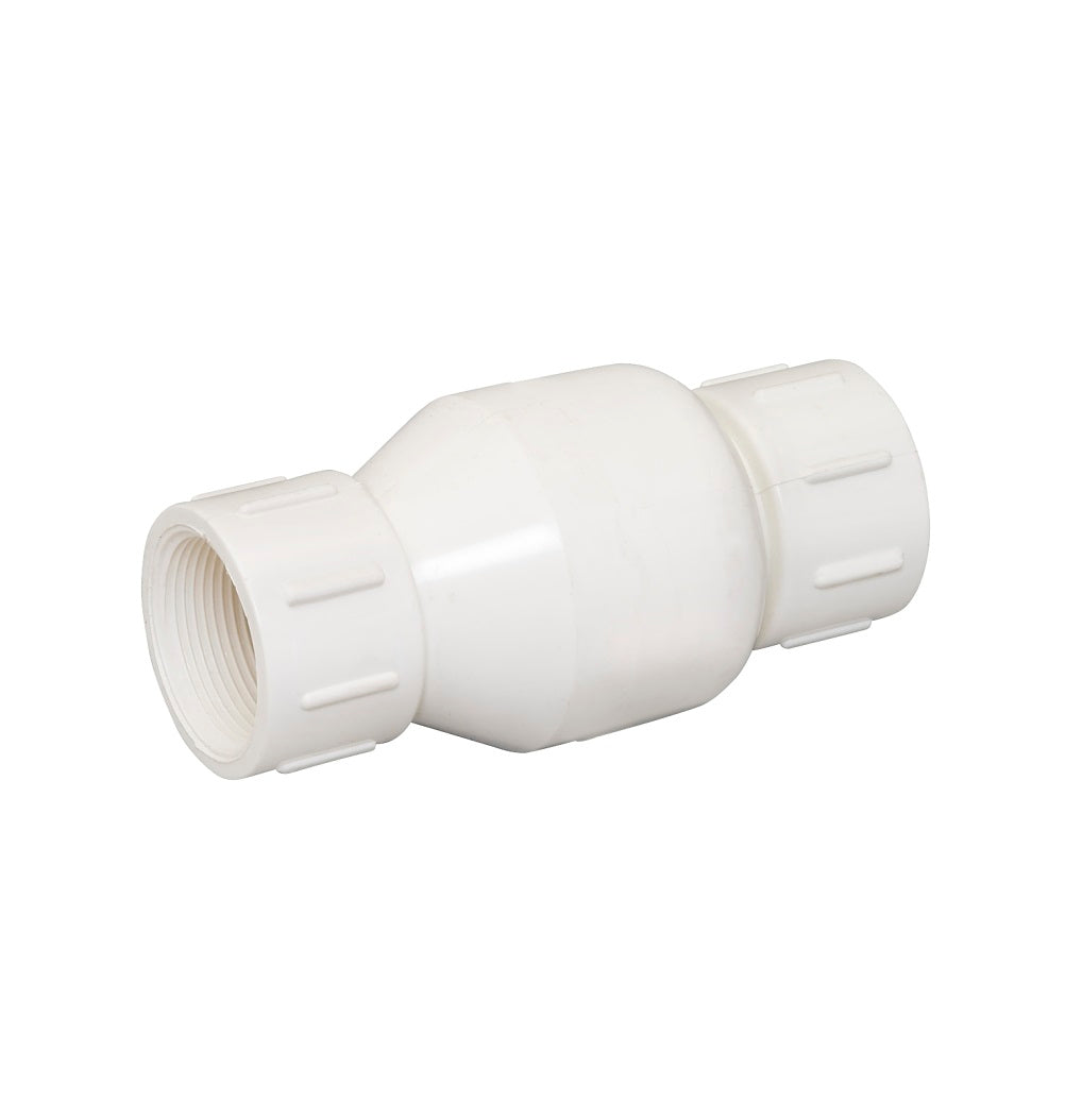 B & K 101-107 ProLine Series Check Valve, PVC Body, 1-1/2 inches