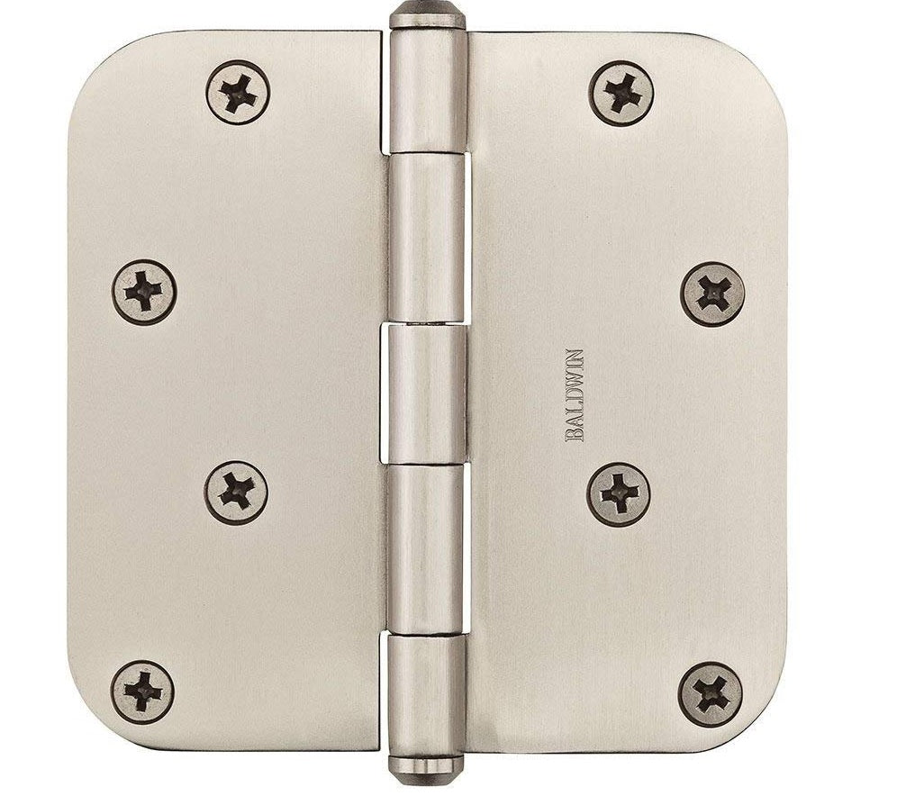 Baldwin 9BR7027002 Radius Hinge, Satin Nickel