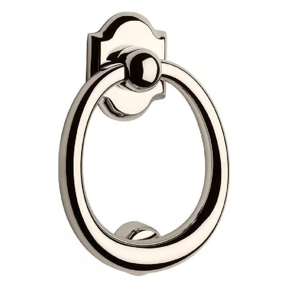 Baldwin 9BR7003.009 Ring Door Knocker, Polished Nickel