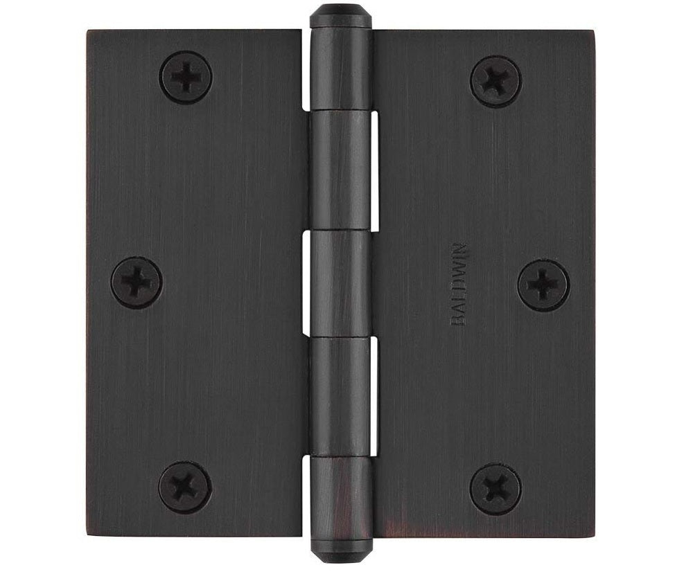 Baldwin 9BR7025001 Square Hinge, Venetian Bronze