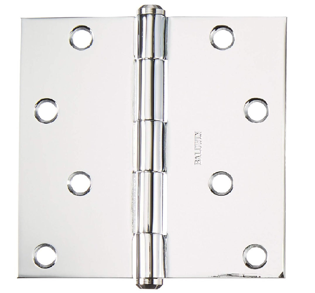 Baldwin 9BR7028003 Square Hinge, Polished Chrome