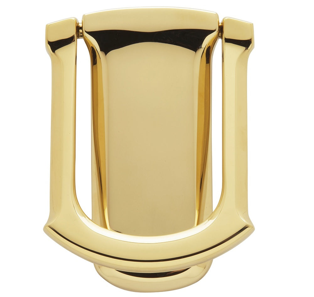 Baldwin 0105003 Tahoe Door Knocker, Lifetime Brass