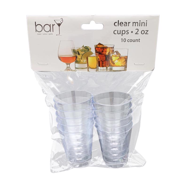 BarY3 BAR-0233 Disposable Shot Glass, Plastic, 2 Oz