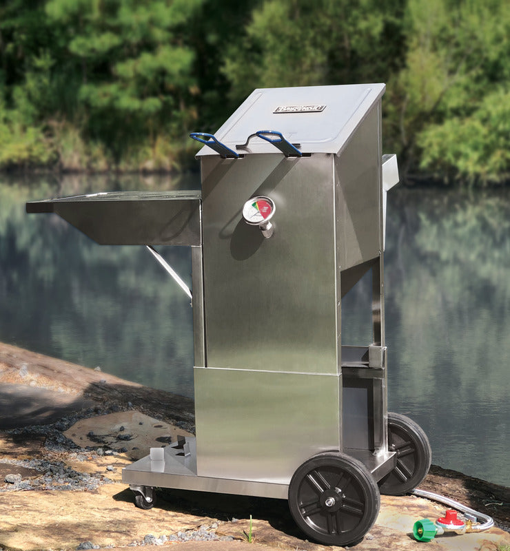 Barbour 700-704 Stainless Fryer with Cart, 4 Gallon