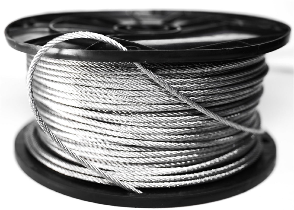 Baron 695910 Aircraft Cable, Galvanized, 500'