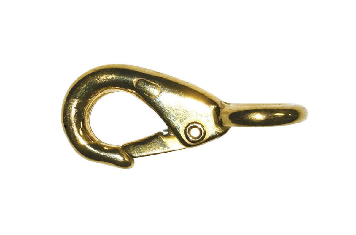 Baron 249B-0 Quick Snap, Polished Bronze, 2"