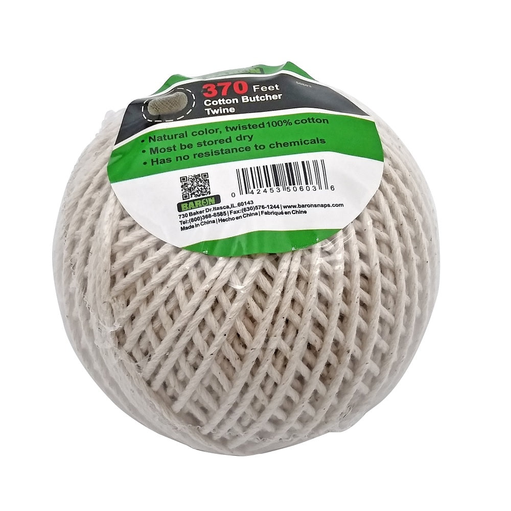 Baron 50603 Butcher Twine, 370 Feet, White