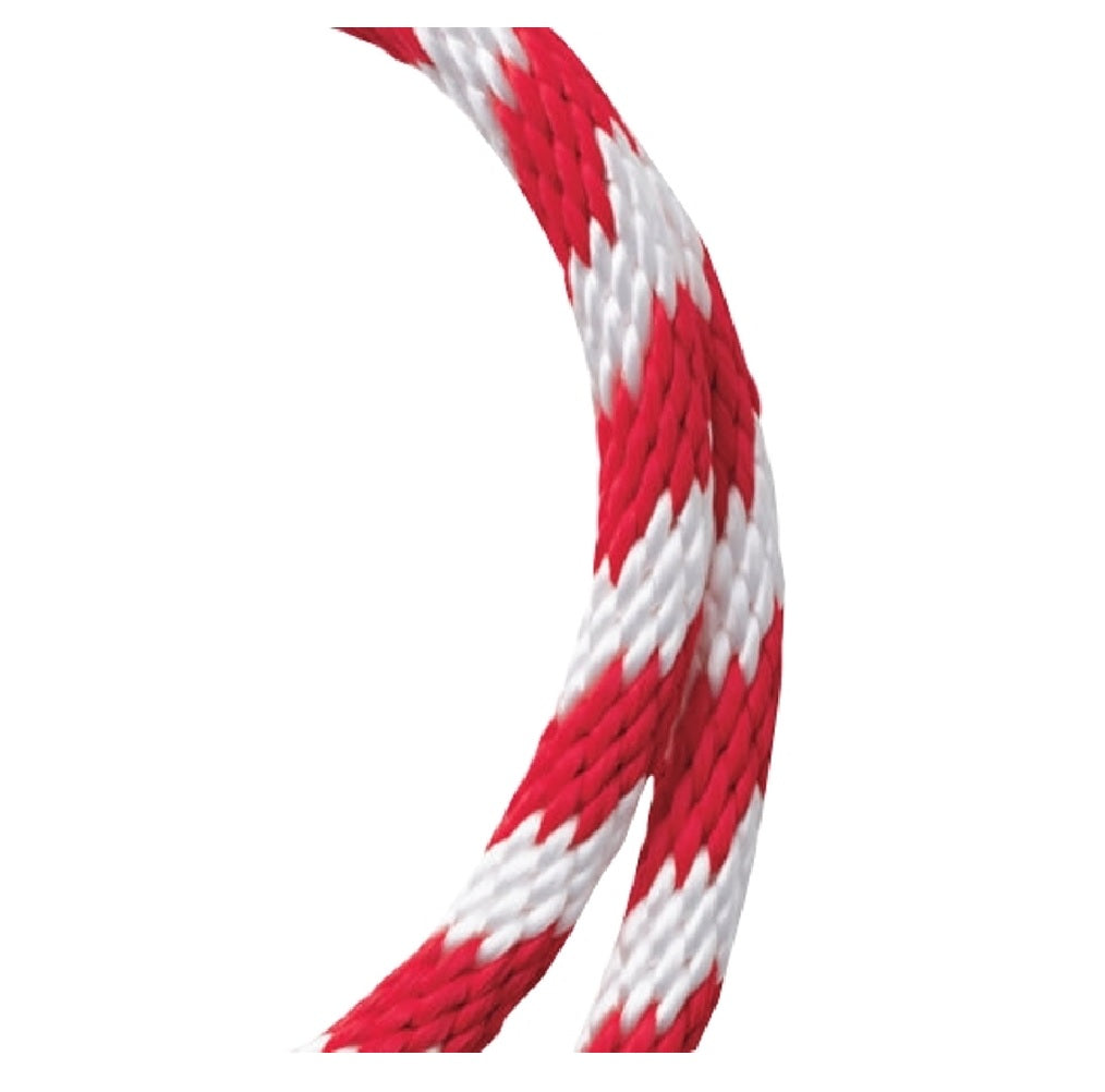 Baron 51214 Derby Rope, Polypropylene, Red/White