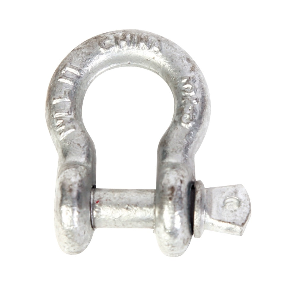 Baron 193LR-7/16 Anchor Shackle, Steel, Hot-Dipped Galvanized