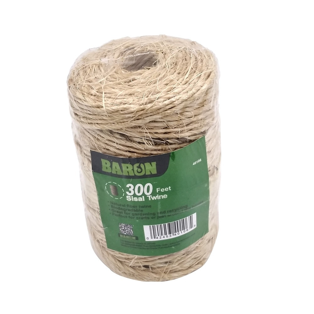 Baron 40106 Sisal Twine, 300 Feet, Natural