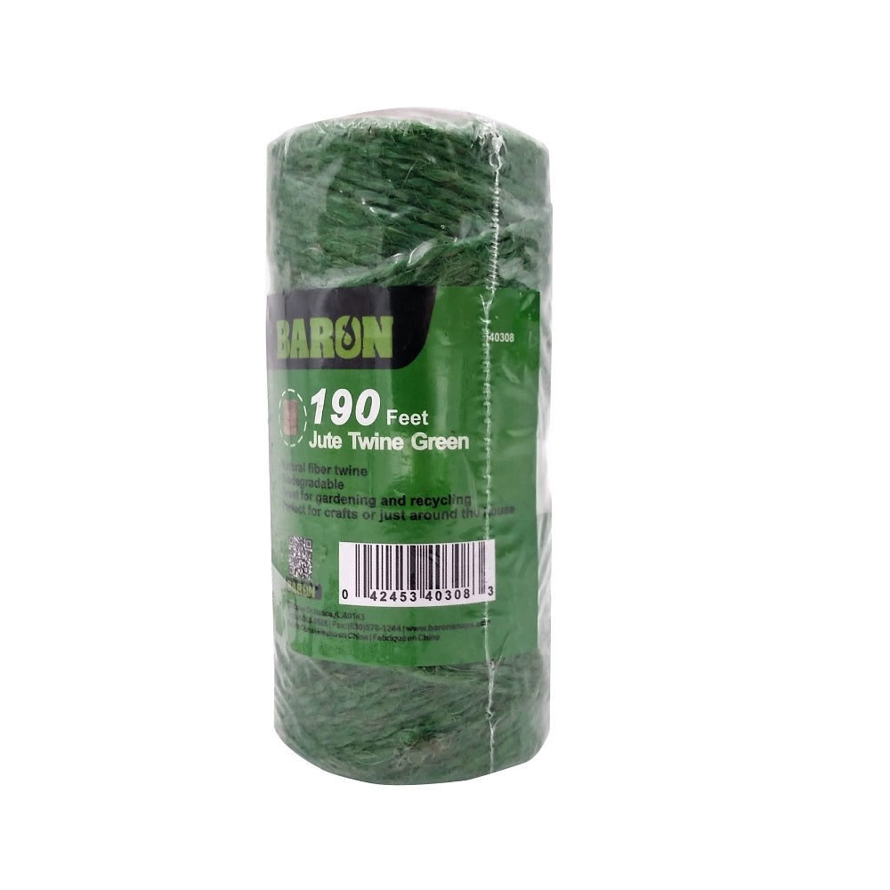 Baron 40308 Twine, 190 Feet, Green