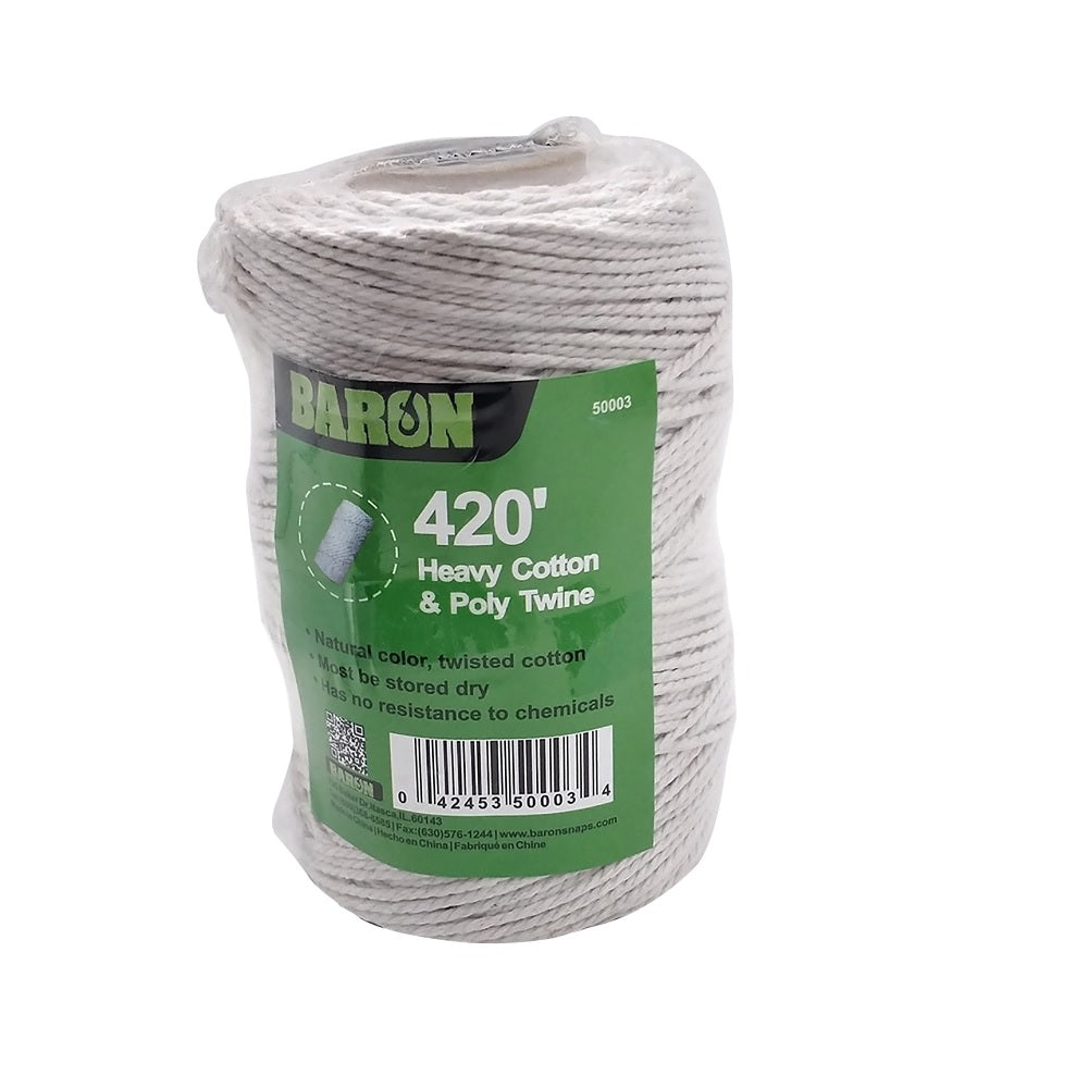 Baron 50003 Twine, 420 Feet, Cotton