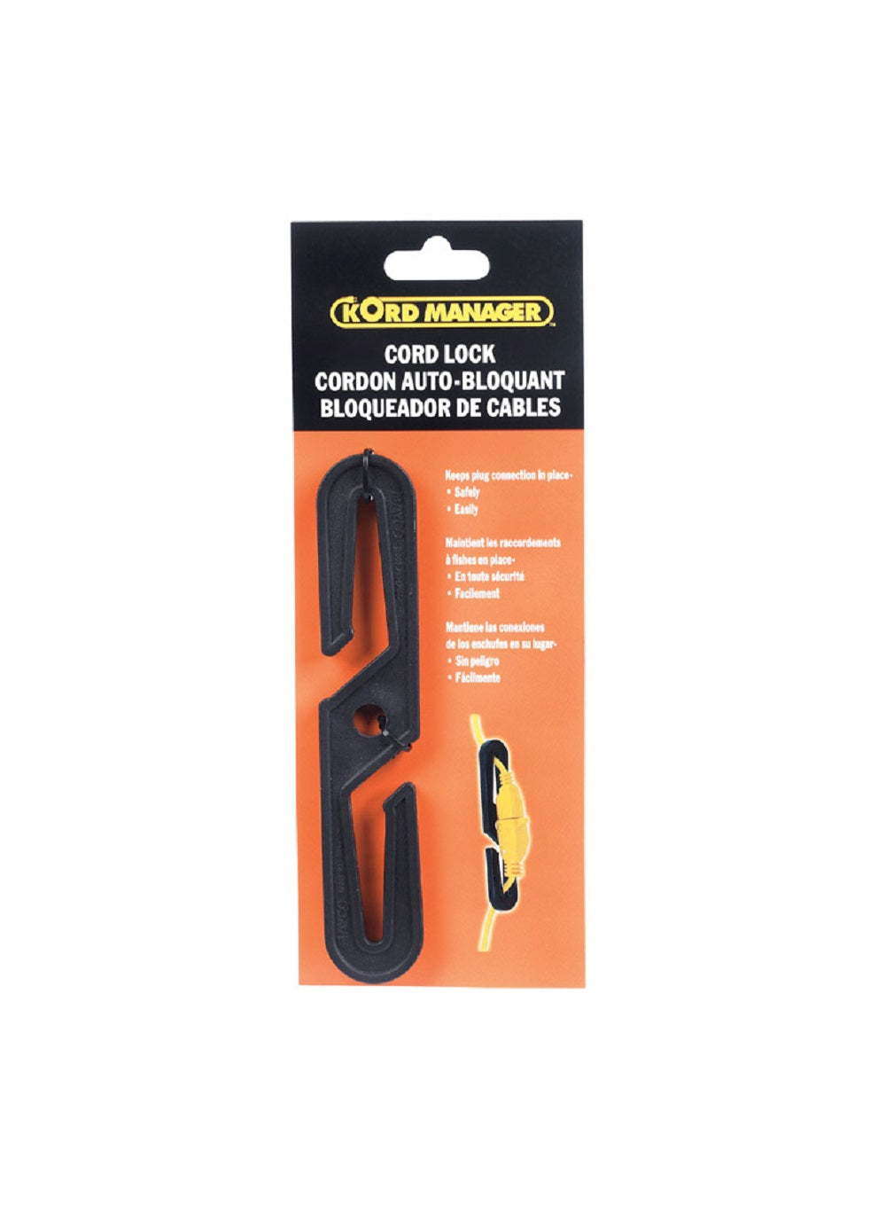 Bayco K-205 Kord Manager Cord Lock, Assorted color
